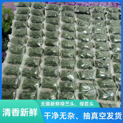 宜兴特产野生苎麻叶嫩新鲜绿苣头绿苴头绿苎头清明团子绿团子原料