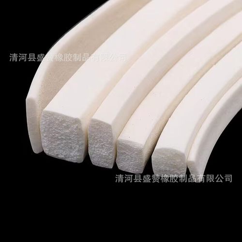 硅胶发泡密封条三元乙丙丁晴橡胶发泡海绵条减震防尘防撞密封条