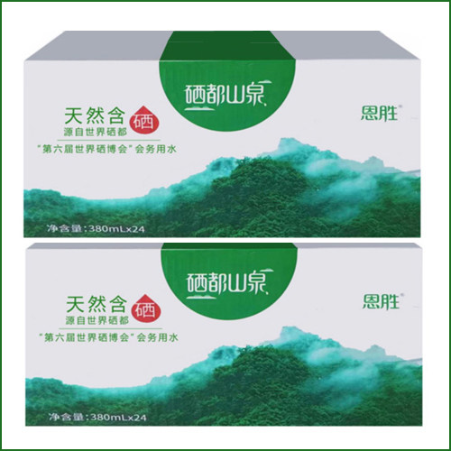 小瓶装水2箱 恩施硒都山泉水富硒水富矿泉水弱碱低钠适合婴幼妇老