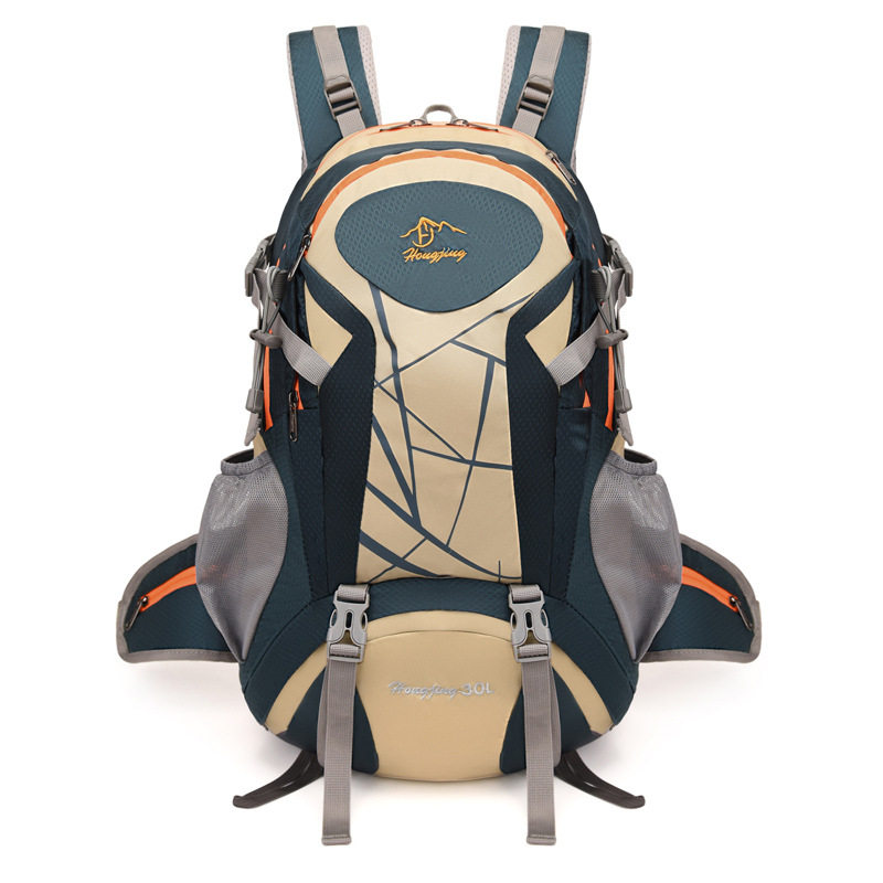 户外出行短途旅游男女款大容量双肩包骑行运动轻便背囊背包防水