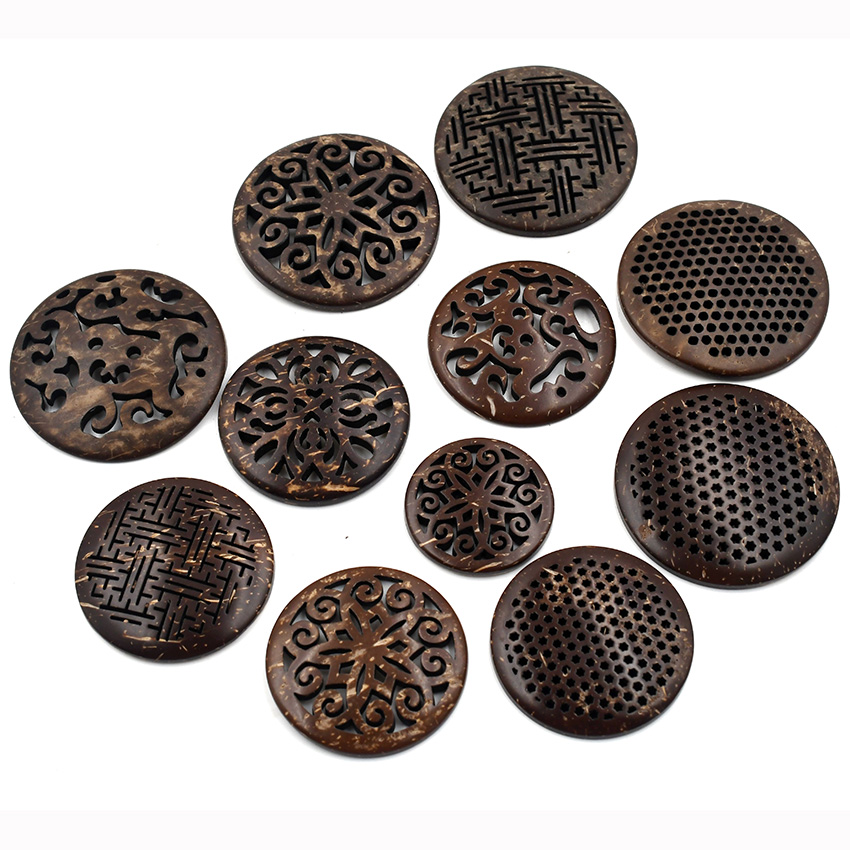 椰壳材质蒙心 蝈蝈 黑虫 竹聆葫芦蒙心 老谭罐有机叫罐 椰子壳扣