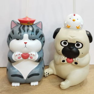 正版影城吾皇万睡巴扎黑造型杯万岁水杯公仔杯子摇头杯周边