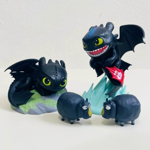 正版驯龙高手无牙仔盲盒夜煞手办摆件电影周边公仔玩偶潮玩送礼物