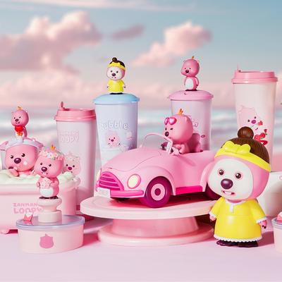 2024正版loopy小海狸造型杯