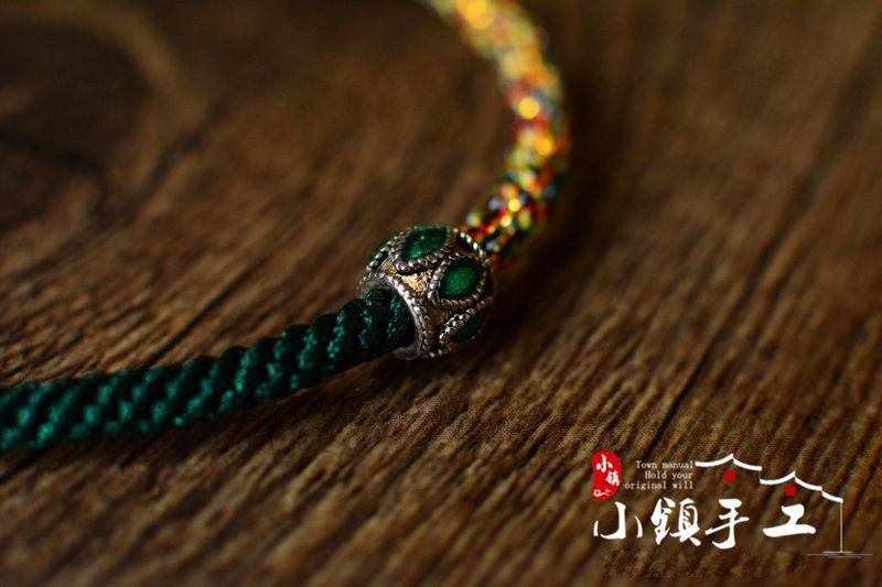 HUANBI - MID-AUTUMN FESTIVAL COLORFUL LINE BRACELET COUPLE BRACELET DIY BRAIDED ROPE MATERIAL PACKAGE VALENTINES GIFT HAND-BRAIDED ROPE