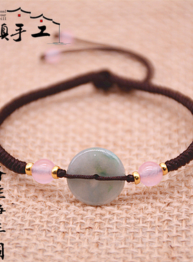 成品手绳金刚结脚链国风玉石定制