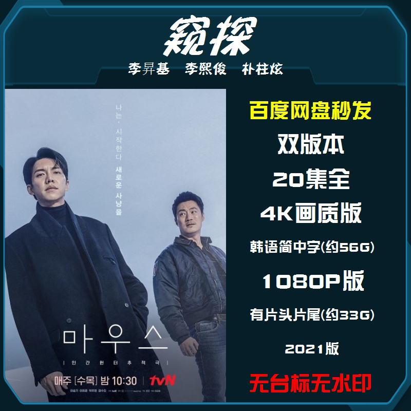 窥探 韩剧全集20集全4k剧集1080p霏装饰画