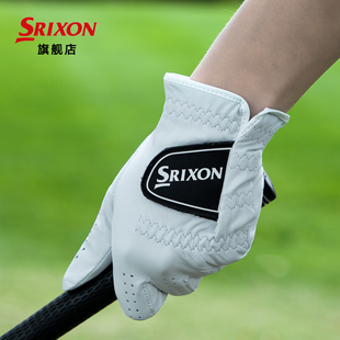 Srixon史力胜高尔夫手套男士 左手golf单支手套小羊皮天然皮革透气