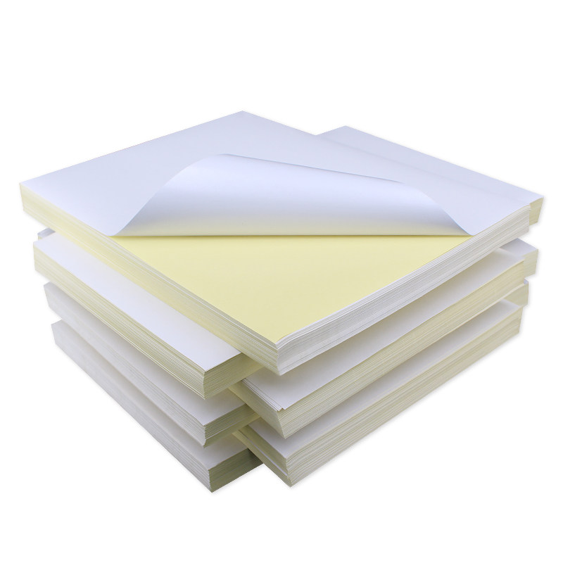 A4 자체 접착 인쇄 용지 레이저 잉크젯 인쇄 스티커 필기 접착 용지 무광택 자체 접착 라벨 스티커