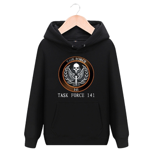 使命召唤141特遣队普莱斯幽灵肥皂游戏周边连帽卫衣男女宽松上衣