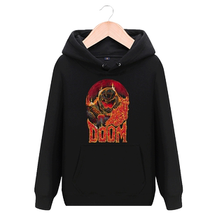 毁灭战士永恒 Doom Eternal游戏周边男女连帽卫衣韩版宽松上衣服