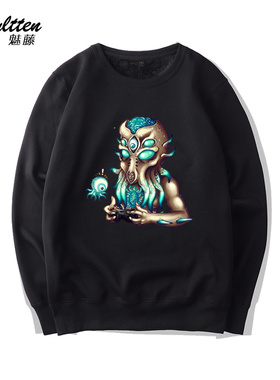 STEAM游戏泰拉瑞亚Terraria周边圆领卫衣秋冬加绒休闲上衣服男女