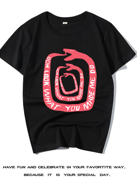 Taylor泰勒斯威夫特衣服周边Reputation短袖T恤Swift霉霉TS6