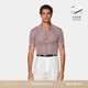 Polo衫 SUITSUPPLY紫色棉桑蚕丝混纺男士 编织短袖