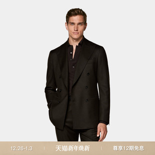 上衣 深棕色S120支羊毛法兰绒商务休闲西装 25秋冬新品 SUITSUPPLY