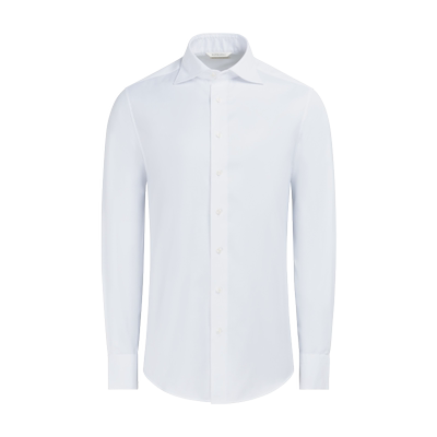 Suitsupply白色棉经典领衬衫