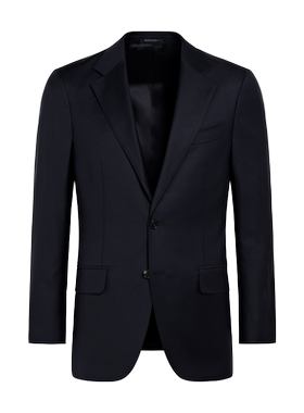 Suitsupply藏青色S110支羊毛西服