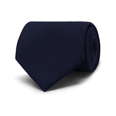 Suitsupply藏青色羊毛男士领带