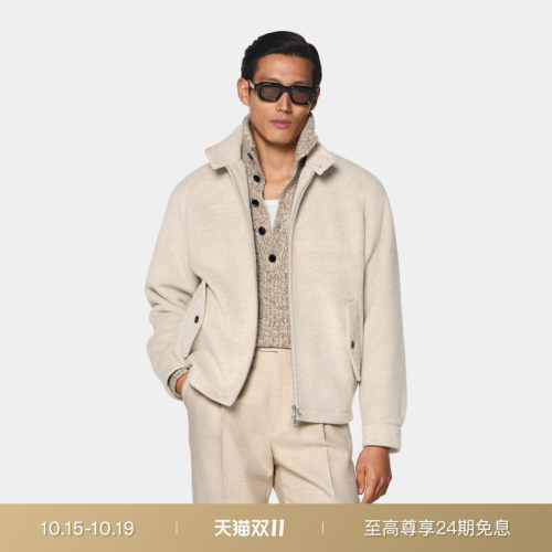 SUITSUPPLY羊毛混纺商务休闲外套
