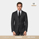 上衣 西装 SUITSUPPLY深灰色S110支羊毛外套修身 男士