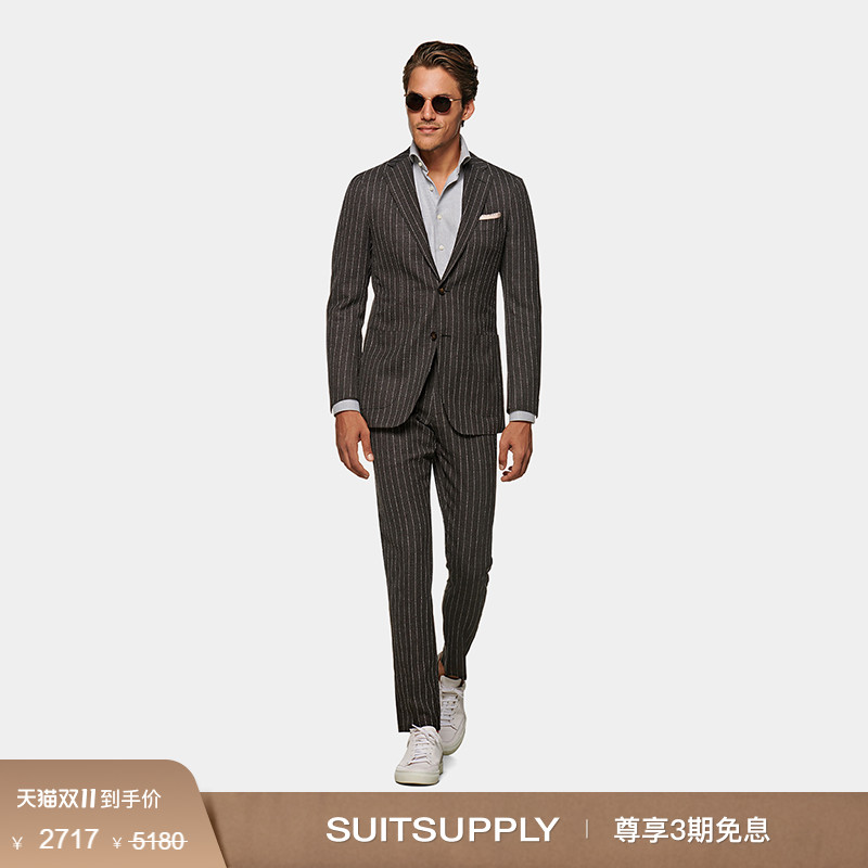 Suitsupply西装经典深灰色免烫