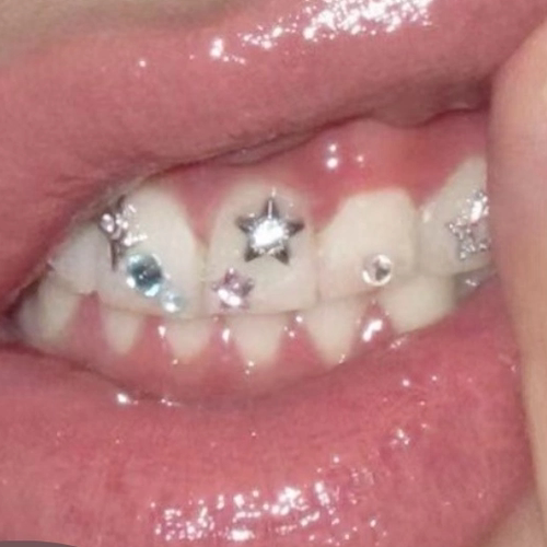 diy自粘单颗牙钻YU3GEMZ无铅水晶