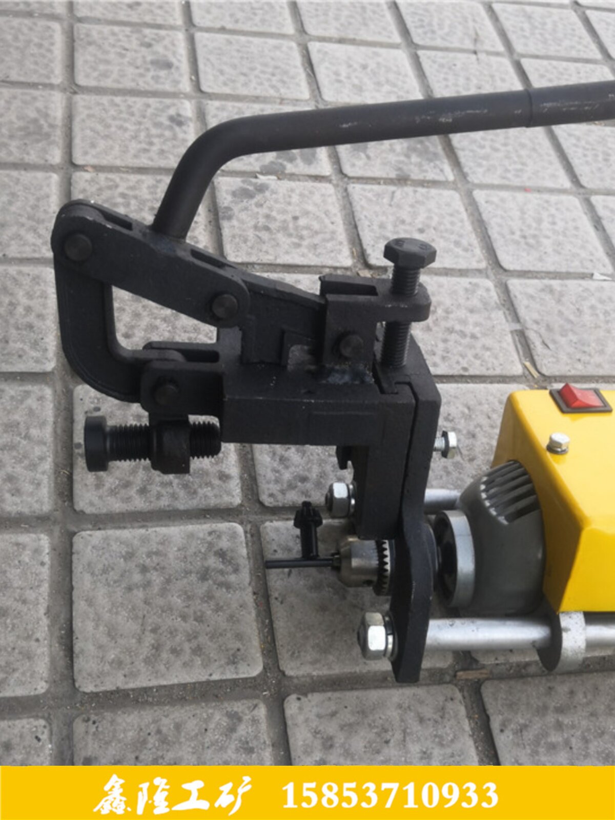 电动钢轨钻孔机 山东轨道打孔机 dzg-13便携式电动麻花打眼机