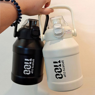 大容量保温吨吨桶不锈钢保温保冷水杯户外吸管便携运动健身保温杯