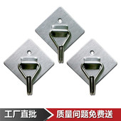 厨房浴室墙壁贴墙不锈钢强力承重粘贴挂钩粘胶免钉可打孔粘钩收纳
