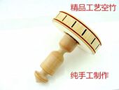 包邮 中老年健身高档礼品空竹精致传统纯手工精品竹木空竹送杆线