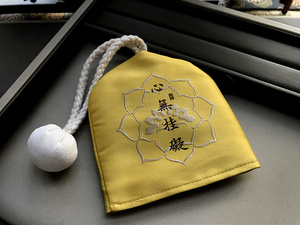 精工织绣中国风禅意钥匙扣布艺钥匙包抽拉式钥匙包车用手工钥匙