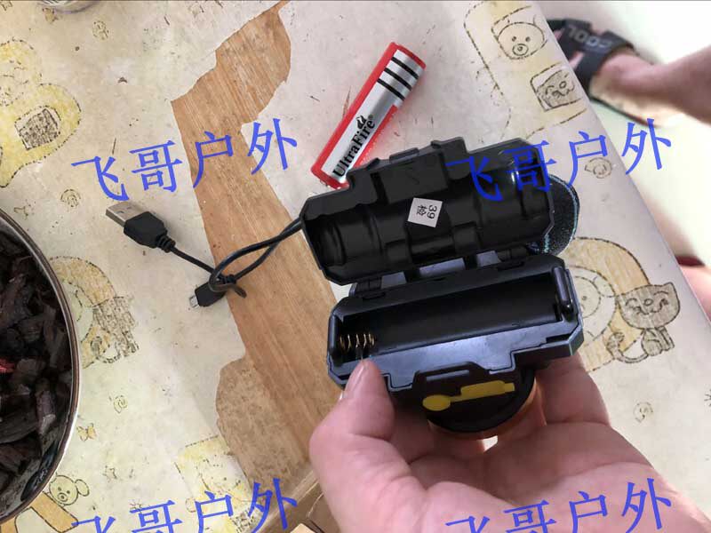led锂电池18650强光小头灯迷你充电头戴远射矿灯包邮可拆卸
