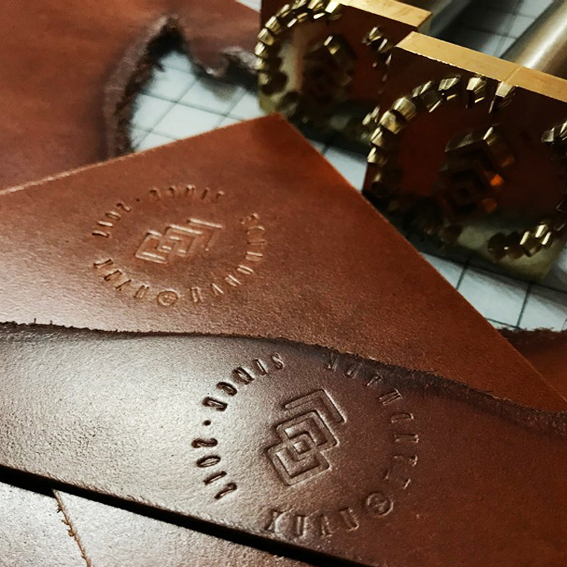 不锈钢敲打皮具烙印铜模