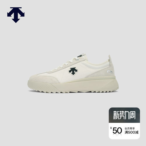 DESCENTE迪桑特CHRON系列男女款透气复古厚底运动休闲鞋新品