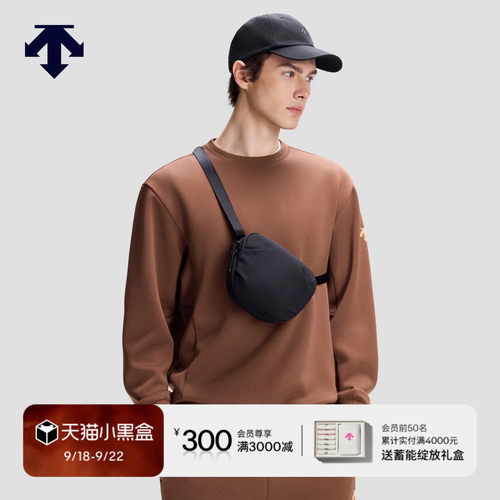 DESCENTE迪桑特MOVE PACK系列男女同款轻量化设计斜挎包