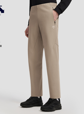 DESCENTE迪桑特TRAINING系列男士防水透湿抓绒保暖梭织运动长裤