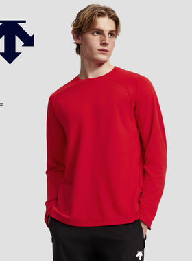 DESCENTE迪桑特TRAINING系列综训运动健身男士吸湿速干长袖针织衫