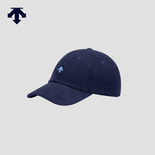 DESCENTE迪桑特MOVE PACK系列灯芯绒男女同款棒球帽