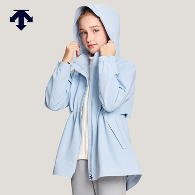 DESCENTE迪桑特儿童MOVEWEAR女童上衣两件套三合一防水透湿