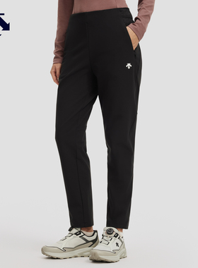 DESCENTE迪桑特WOMEN’S TRAINING系列女士薄绒梭织运动长裤秋冬