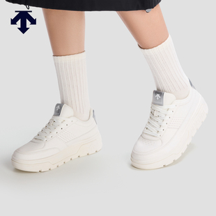 秋冬新品 DESCENTE迪桑特ARCHIVE系列女士DE BOARD皮质运动休闲鞋