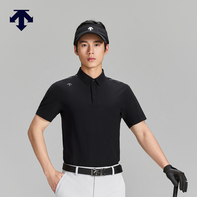 DESCENTEGOLF迪桑特高尔夫男PRO凉感防晒透气短袖POLO衫早秋新品