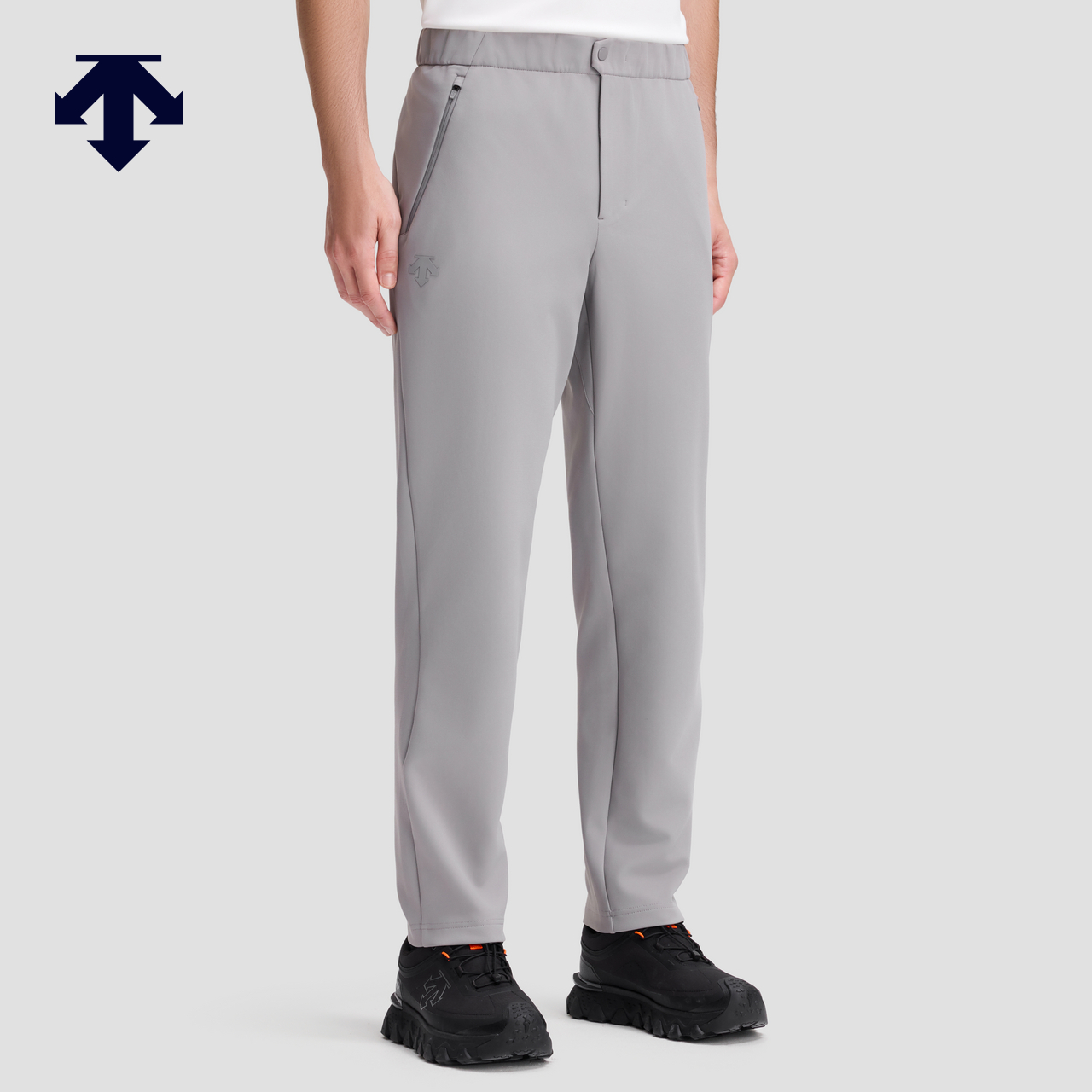 DESCENTE迪桑特SKI STYLE系列运动休闲男士针织运动长裤秋冬新品