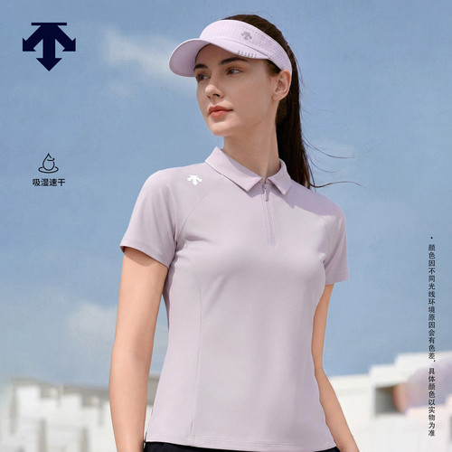 DESCENTE迪桑特WOMEN’S TRAINING系列女士短袖POLO衫