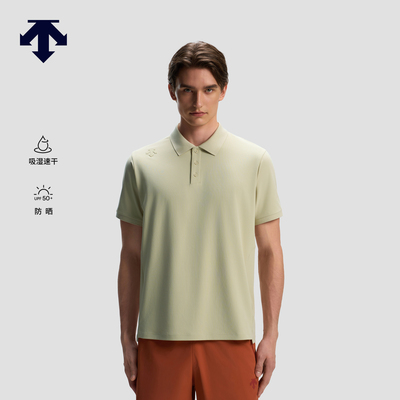 DESCENTE迪桑特TRAINING男士TOYOBO吸湿速干防晒短袖POLO衫新品