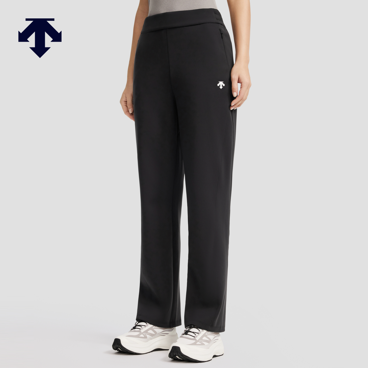 DESCENTE迪桑特WOMEN’S TRAINING系列女士针织运动长裤秋冬新品