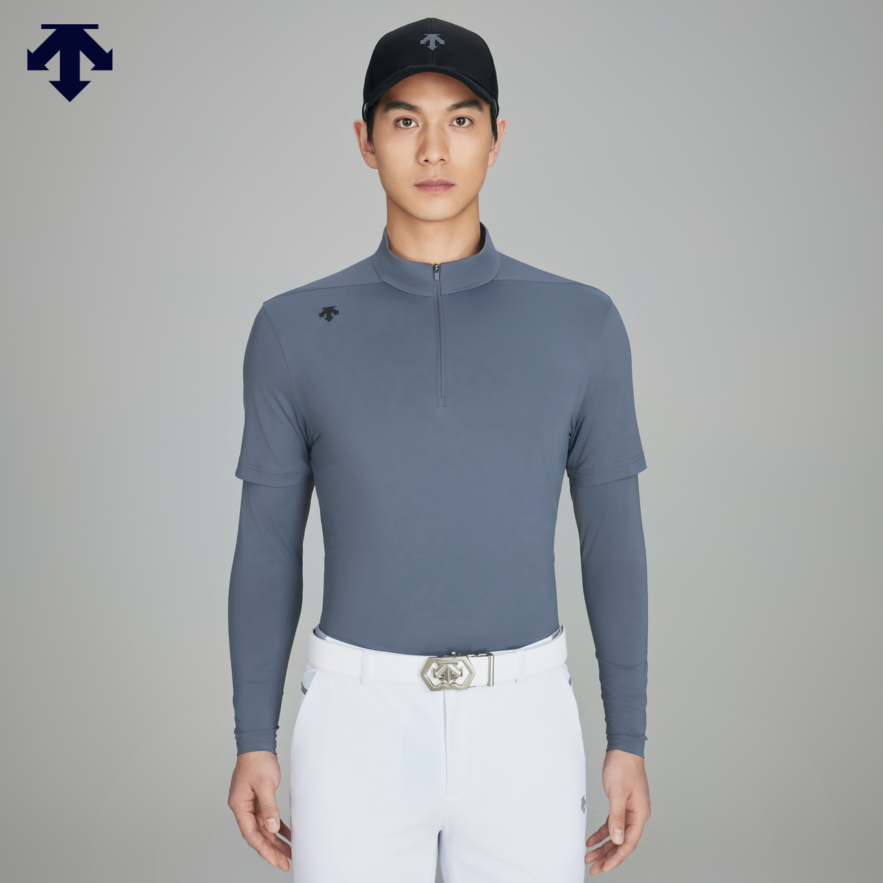 DESCENTEGOLF 迪桑特高尔夫 男士长袖POLO衫夏季
