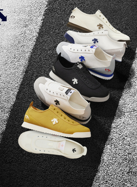 DESCENTE迪桑特男女同款CHRON TEMPO复古帆布鞋运动休闲鞋