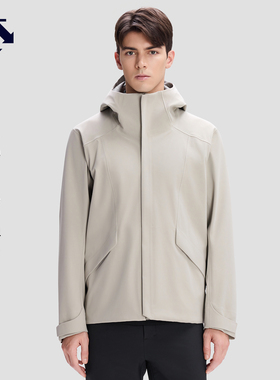 迪桑特DUALIS系列都市通勤男士防风防水透湿梭织外套秋季新品