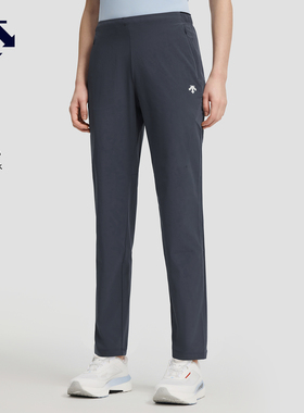 DESCENTE迪桑特WOMEN’S RUNNING系列女士F360防泼水梭织运动长裤